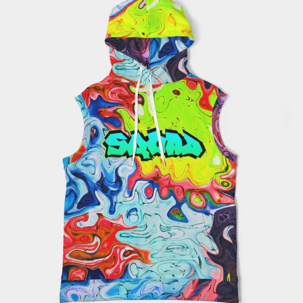 Graffiti Squad Men's Premium Sleeveless Hoodie